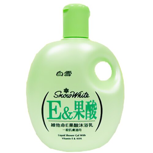 白雪 維他命 E果酸 沐浴乳 400ml【康鄰超市】