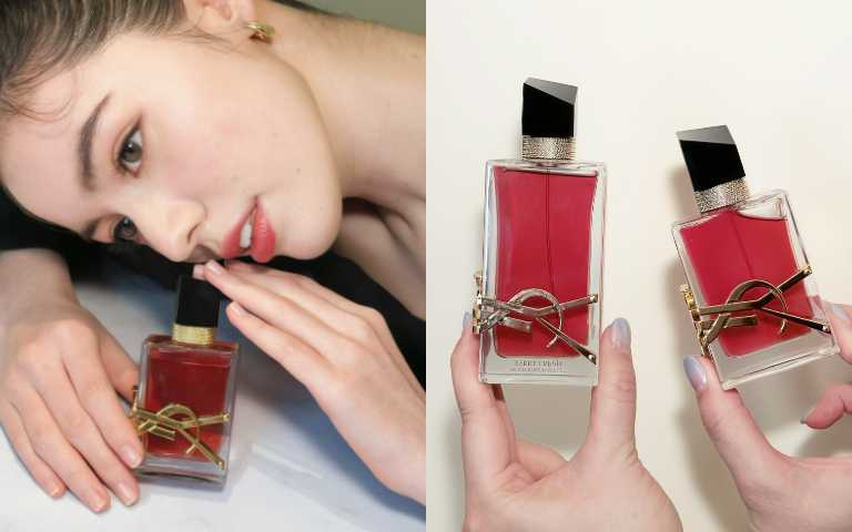 YSL 自由不羈沁心之果香水 50ML／4,950元、90ML ／6,800元（圖／廖怡婷 攝）