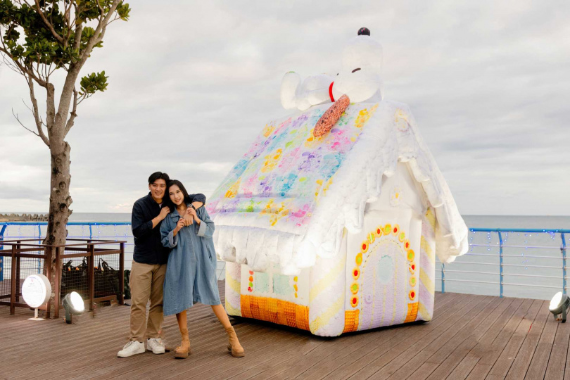 後灣漁港甜蜜史努比。（圖／屏東縣政府文化處提供）