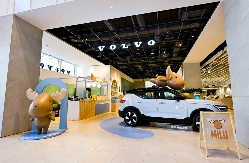 VOLVO 打造 MILU FIKA 期間限定咖啡館，XC40 Recharge 現場展出、還可以體驗客製化活動