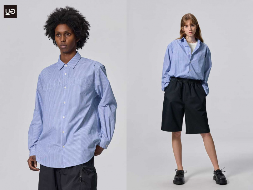 府綢襯衫 男女適穿／1,190元。（圖／品牌提供）