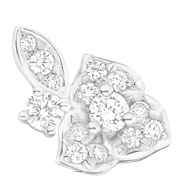 Piaget以玫瑰為靈感來源，完美捕捉這朵經典花卉的柔美姿態與浪漫精神。將玫瑰花瓣的自然曲線細膩雕琢，展現出如真花般的立體層次與優雅輪廓，使鑽石珠寶在光線下宛如綻放般閃耀，可說是品牌最具代表性的系列之一。