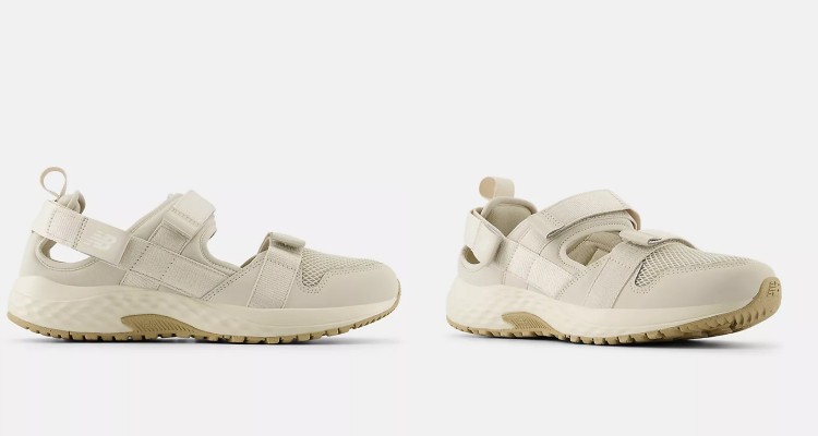 New Balance這雙Fresh Foam UA710以戶外機能為靈感打造，結合運動鞋的支撐與瑪莉珍鞋的輕盈感。