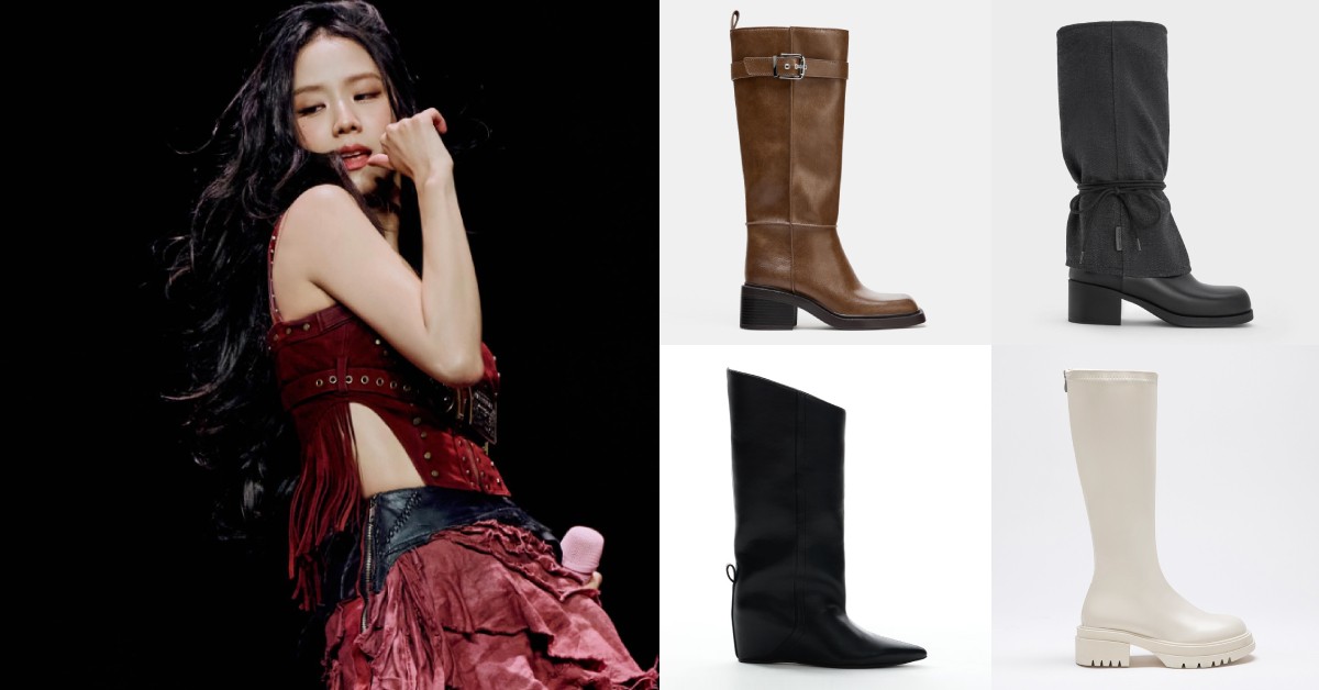Jisoo同款風格厚底長靴推薦7款！平價穿搭偶像等級性感造型