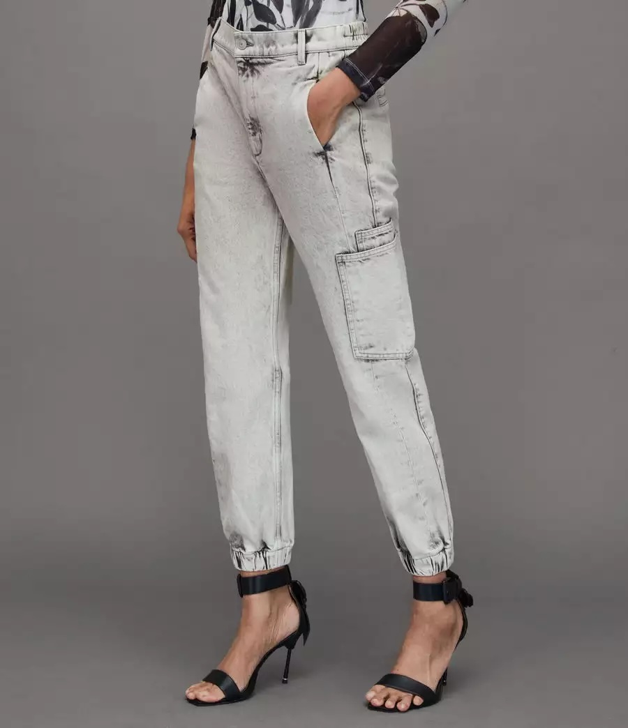 ALLSAINTS LEA 中腰牛仔工裝長褲