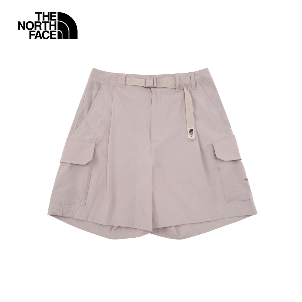 The North Face北面女款灰色UPF防曬短褲｜8C111OA