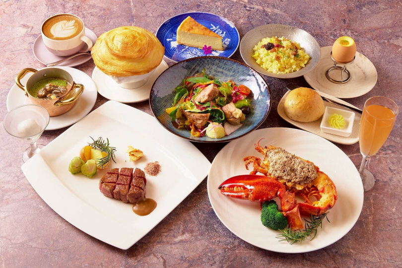 古亭店「海陸套餐」1,780元+10%起，可選擇開胃菜、湯品、沙拉、海陸雙主菜、鐵板炒飯、甜點、飲品等近10道料理。（圖／墨賞新鐵板料理提供）