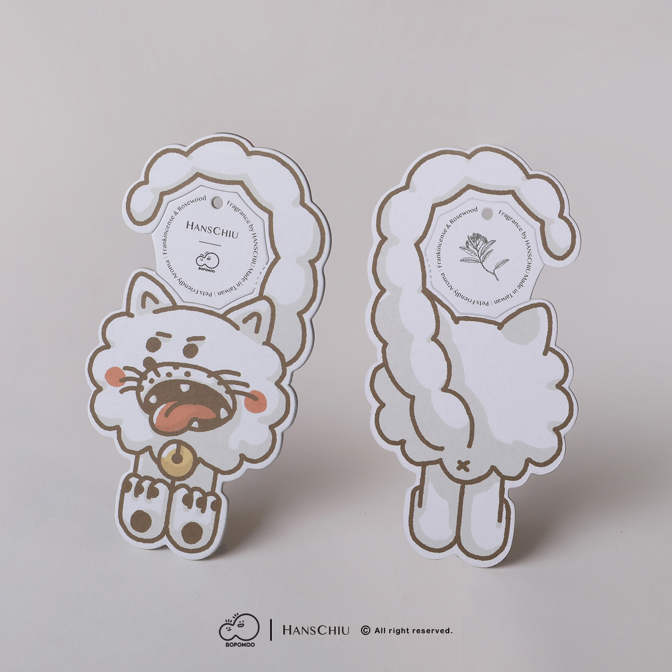 【波波畝聯名】寵物友善｜衣櫥芳香片 單入