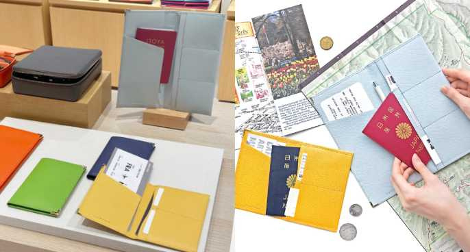 COLOR CHART 牛皮護照套系列／6,000～7,600元（圖／業者提供）