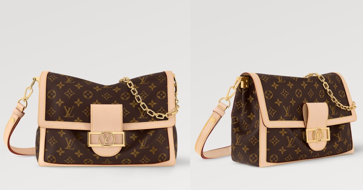 BLACKPINK Lisa愛用精品包：Louis Vuitton Dauphine Soft GM，NT$145,000