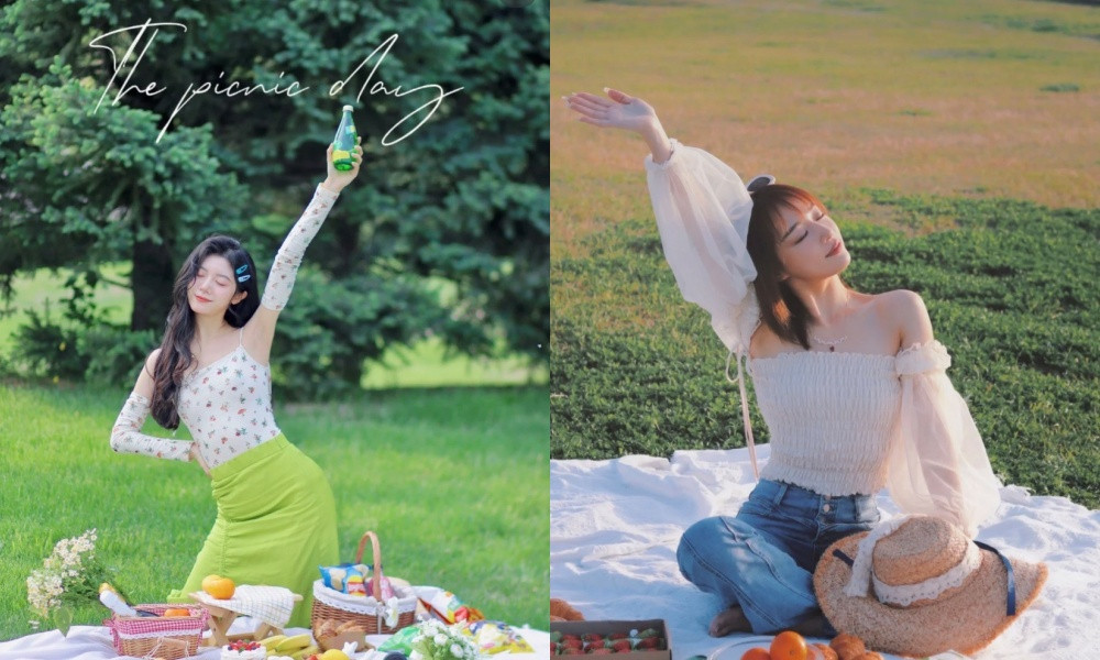 野餐美照怎麼拍？解鎖5種「野餐拍照姿勢」，躺拍可愛顯臉小、這招顯瘦5公斤