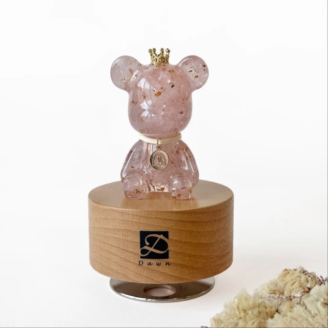 天秤座生日快樂 星座水晶熊音樂鈴《2024年新款》『LINE禮物獨家』▹生日禮物 情人節禮物