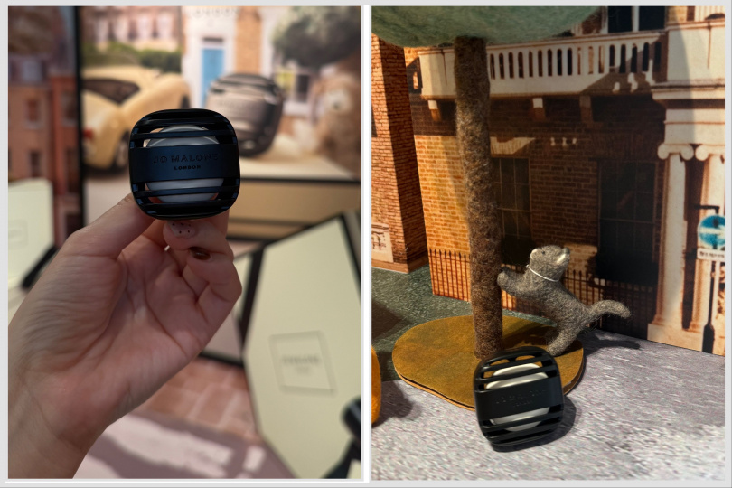 Jo Malone London 車用擴香盒 / 2,000元、車用擴香蕊心 / 2,350～2,900元。（圖／品牌提供）