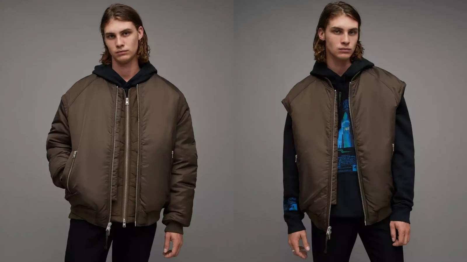 ALLSAINTS AKIO 兩穿飛行員外套