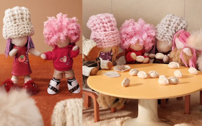 新年迎好運！FENDI 2026春節影片可愛犯規，還有限定BFF吊飾、把「好柿花生」掛上身