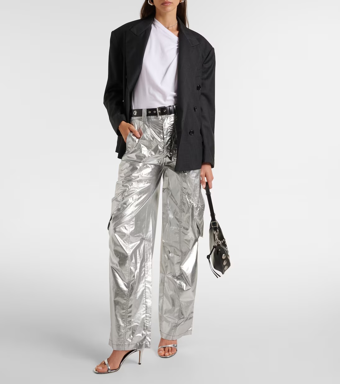 ISABEL MARANT Divina wide-leg cargo jeans