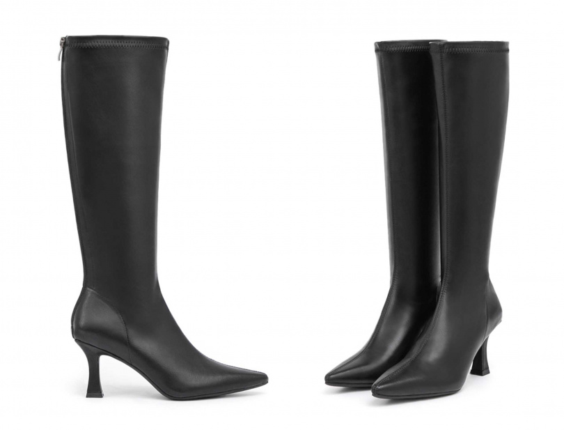 顯瘦魔法尖頭高跟瘦瘦長靴／特價1782元（圖／品牌提供）