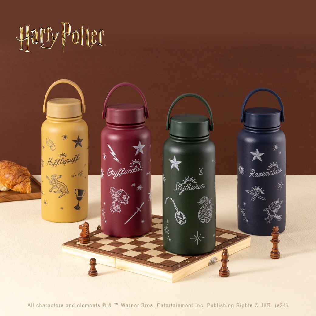 🥇 年度人氣杯【Oolab良杯製所】哈利波特系列 品味生活保溫瓶950ml【 葛萊分多、雷文克勞、赫夫帕夫、史萊哲林】🚚快速出貨