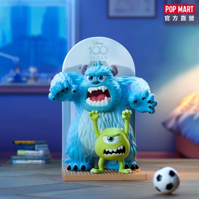 【POP MART 泡泡瑪特】Disney 迪士尼100周年皮克斯 系列盲盒公仔(3入)