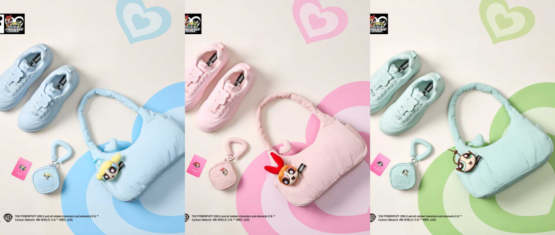 FILA × 飛天小女警肩背零錢兩用包／2980元（圖／品牌提供）