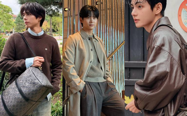 男星穿搭神技一次看！跟著朴寶劍、玉澤演、劉以豪穿出高級感，V這套皮衣帥出新高度
