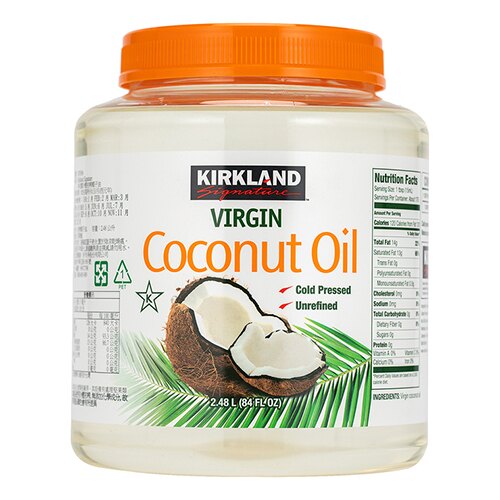 Kirkland Signature 科克蘭 冷壓初榨椰子油 2381 公克