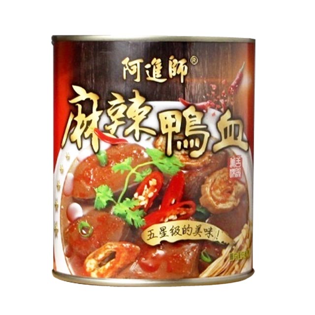 【阿進師】麻辣鴨血罐頭 800g