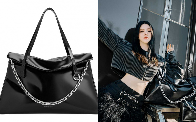 CHARLES & KEITH Andromeda摺疊大托特包／3,490元（圖／品牌提供）