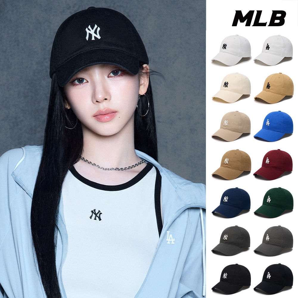 MLB 棒球帽 老帽 可調式軟頂 洋基/紅襪/道奇/守護者隊(CP77-多款任選)【官方旗艦店】