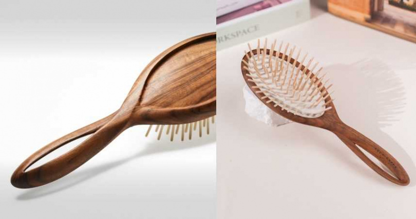 ACCA KAPPA Infinito 150 全球限量氣墊按摩梳（胡桃木）／7,560元（圖／品牌提供）​