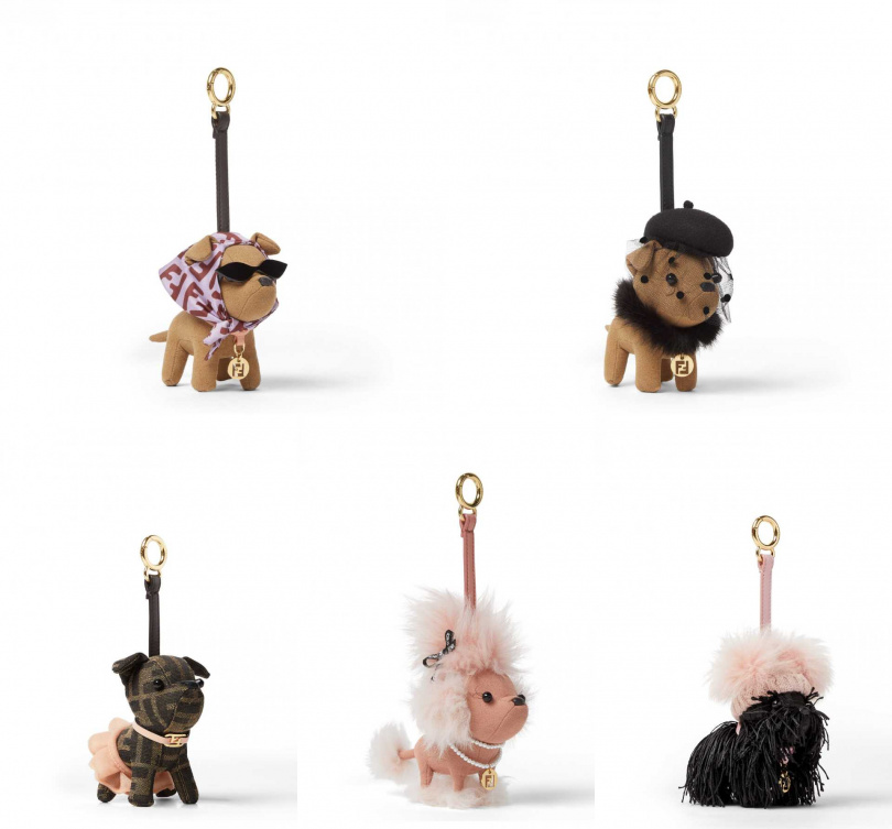 FENDI吊飾（五款）／24,200元～32,000元（圖／品牌提供）