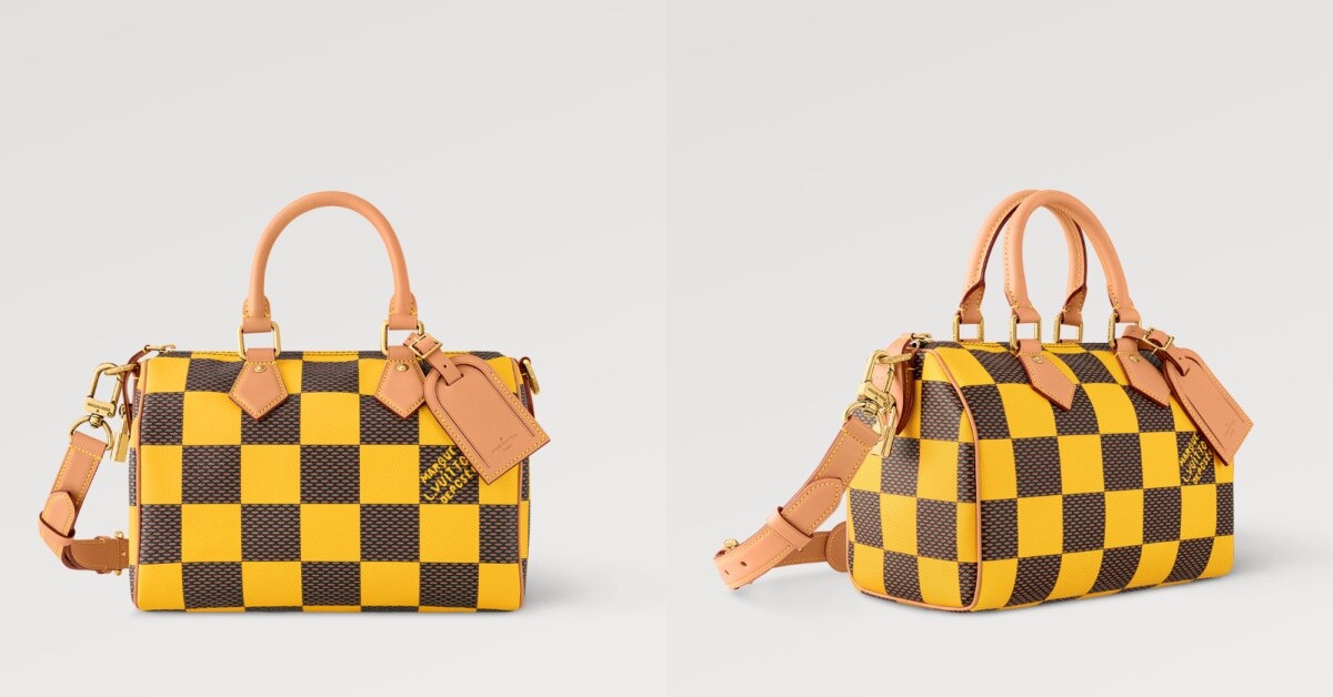 BLACKPINK Lisa愛用精品包：Louis Vuitton Speedy 25 Bandoulière Damier Pop，NT$92,500