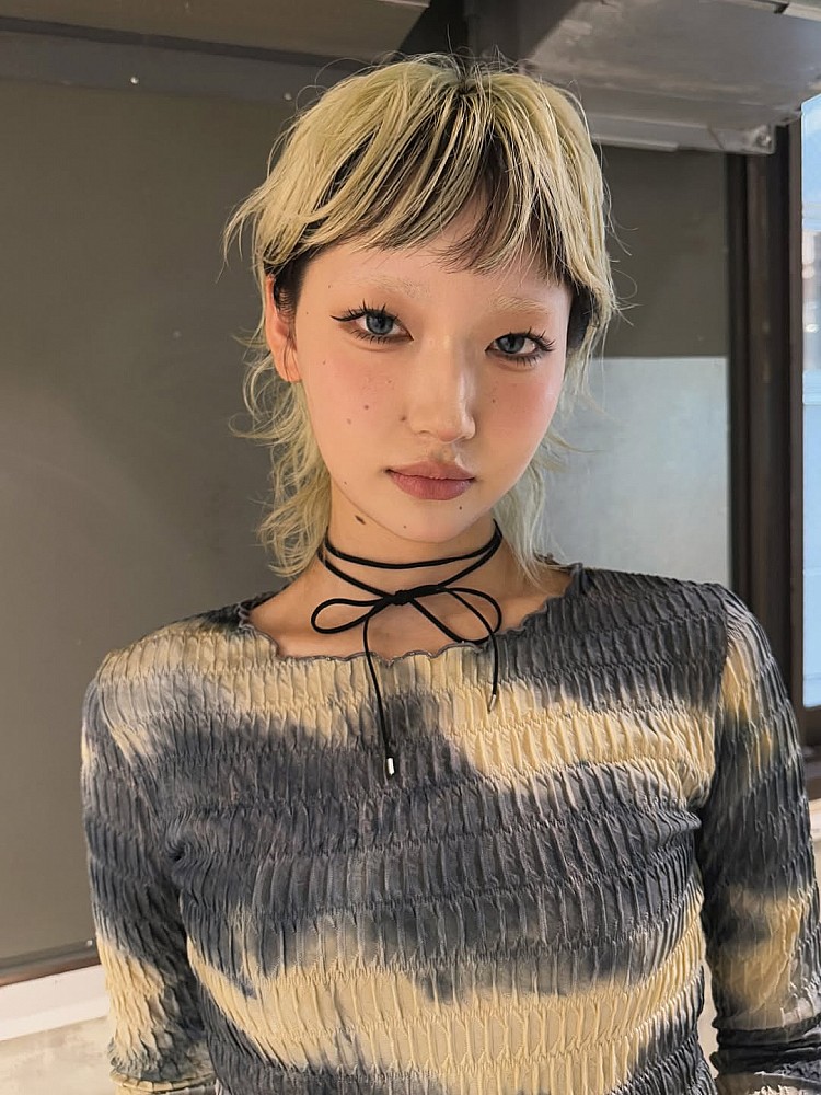 層次剪髮型推薦17：狼尾剪短髮