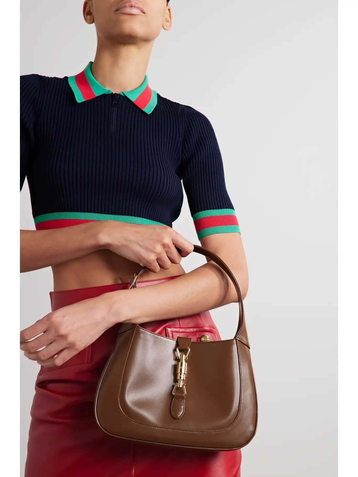 GUCCI Jackie 1961 small leather shoulder bag
