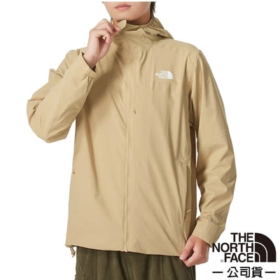 【The North Face】男 TWILIGHT 機能性WINDWALL防風防潑水保暖透氣連帽外套.夾克.風衣_89ZN-LK5 卡其色