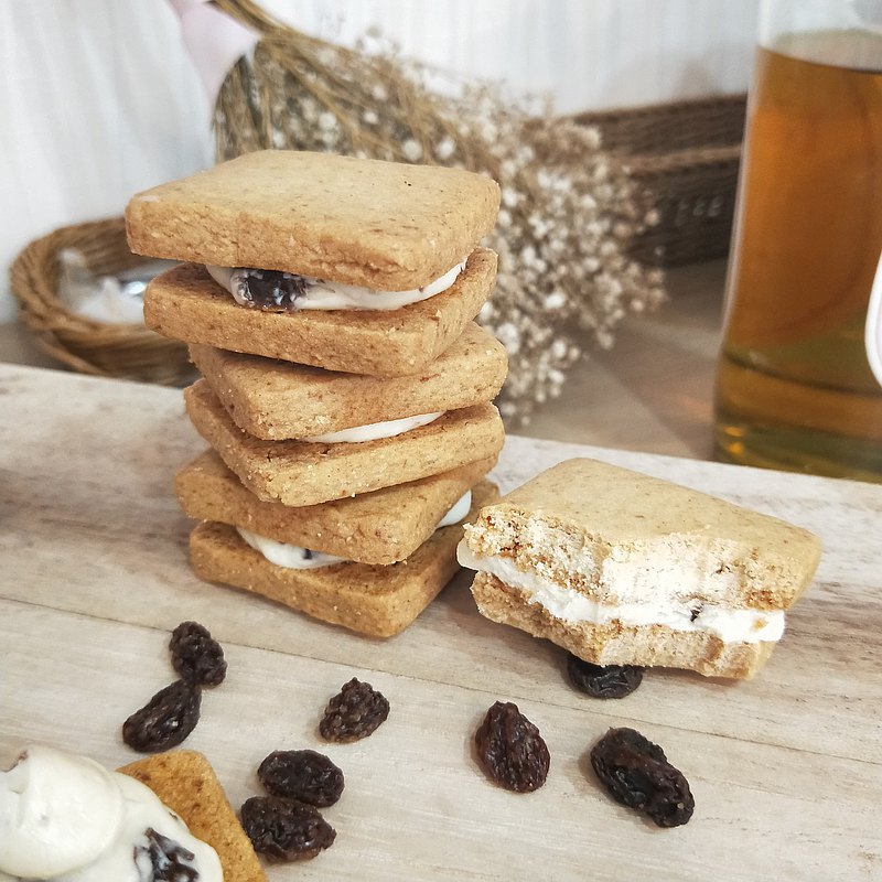 【塔菓】萊姆葡萄夾心餅乾(8入一盒) 中秋節禮盒/情人節/手工餅乾