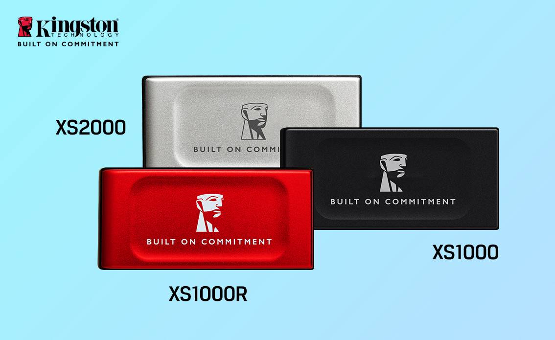 金士頓推出新設計 XS 系列外接SSD，強化品牌識別度，適用從創作到日常的多元儲存情境