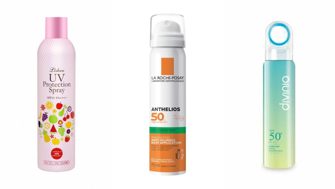 揮別黏膩、夏日懶人必備！熱搜 10 款強效防曬噴霧，不泛白、不黏膩，完妝補擦更方便！