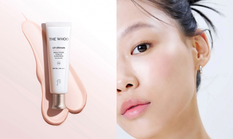 THE WHOO后 極緻禦光原生煥亮防曬乳 SPF50+/PA++++／50ml／1,880元。（圖／品牌提供）