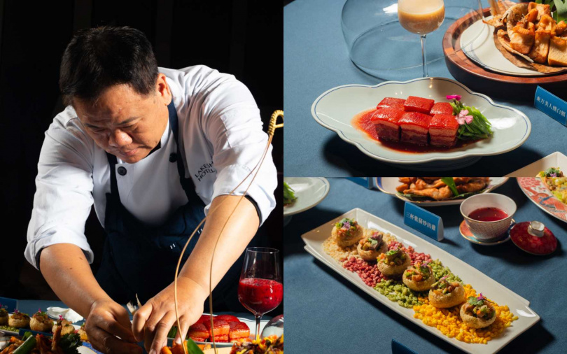 煙波集團邀請同時獲得米其林一星與綠星殊榮的主廚蔡瑞郎領銜，創新研發並詮釋經典客家菜。（圖／煙波國際觀光集團提供）