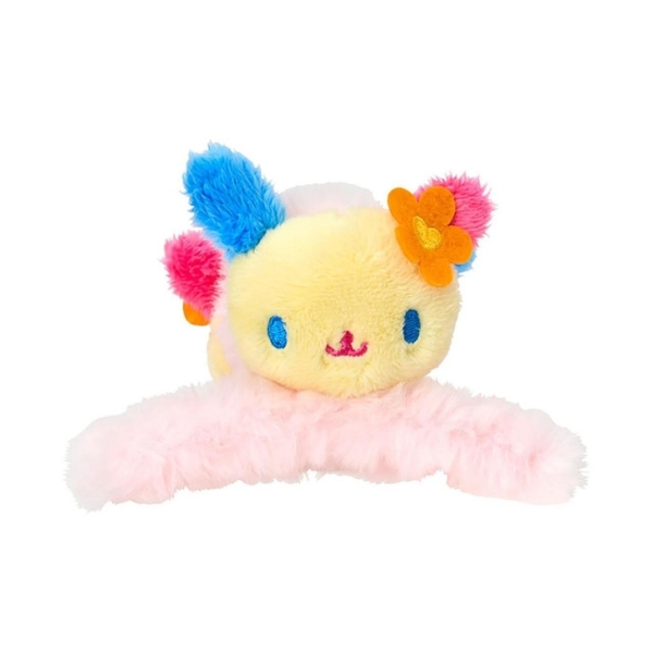 【震撼精品百貨】U-Sa-Ha-Na_花小兔 ~ 日本SANRIO三麗鷗 花小兔絨毛造型鯊魚夾-大臉款*15177