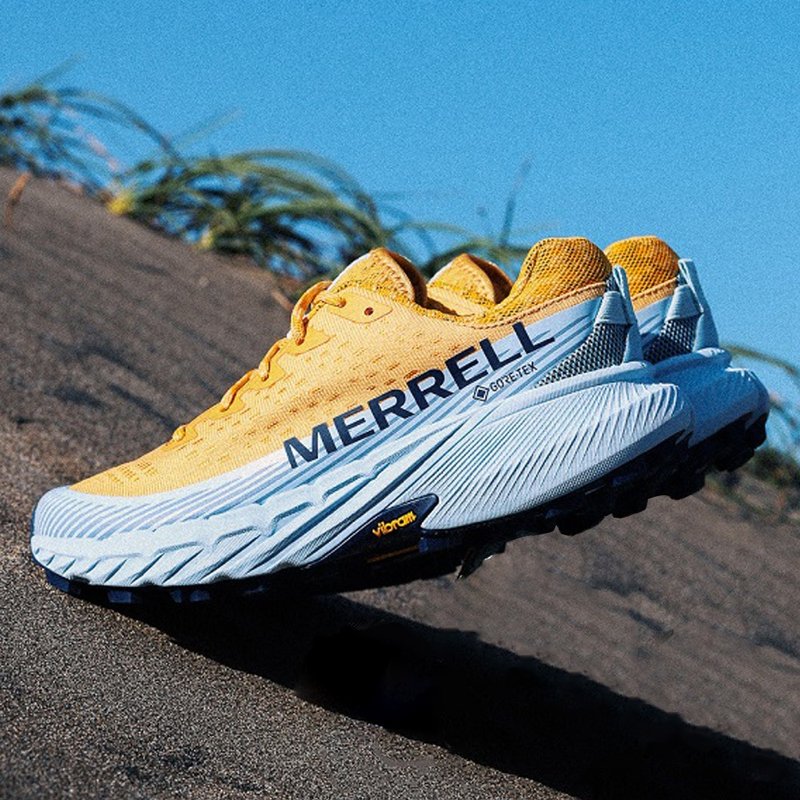 MERRELL AGILITY PEAK 5 GTX輕量戶外慢跑越野運動鞋 女鞋-亮黃色