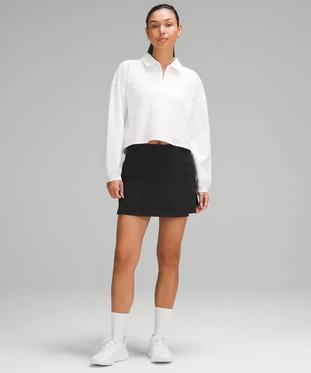 Lululemon Wrap-Front Mid-Rise Golf Skirt