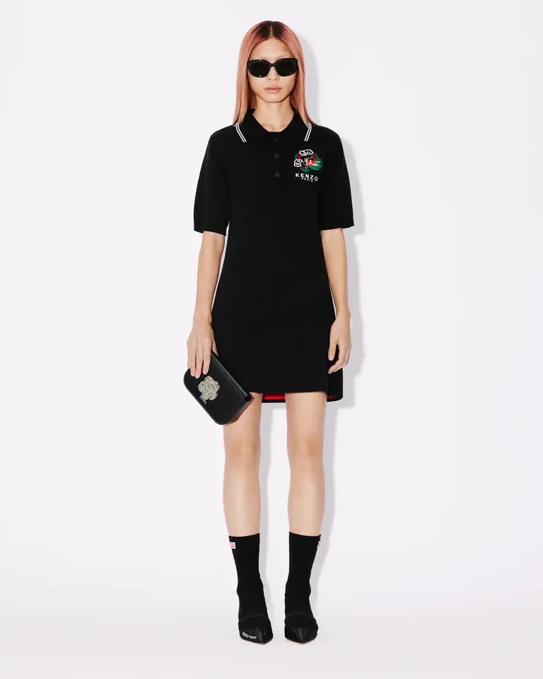 KENZO 'YEAR OF THE DRAGON' POLO DRESS