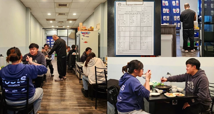 入內、選定座位坐下後，友人已完全像老主顧般熟練，點餐時根本不用翻菜單，也不需多做確認，幾句話之間，鍋底、肉品、配料就全數拍板。我在一旁只負責點頭附和，順便偷偷觀察店內其他桌的客人動態。