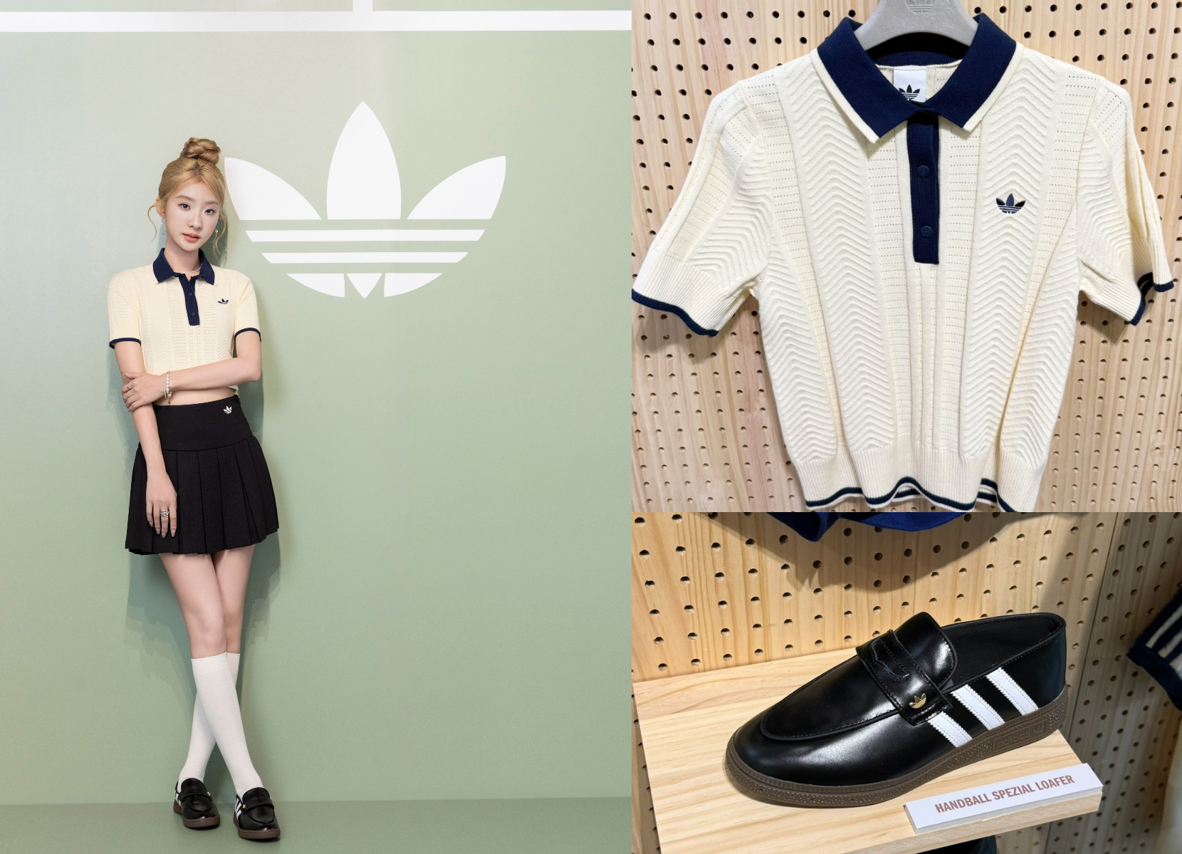 陳華didas Originals ACE BREEZE短袖Polo衫-黑色樂福鞋