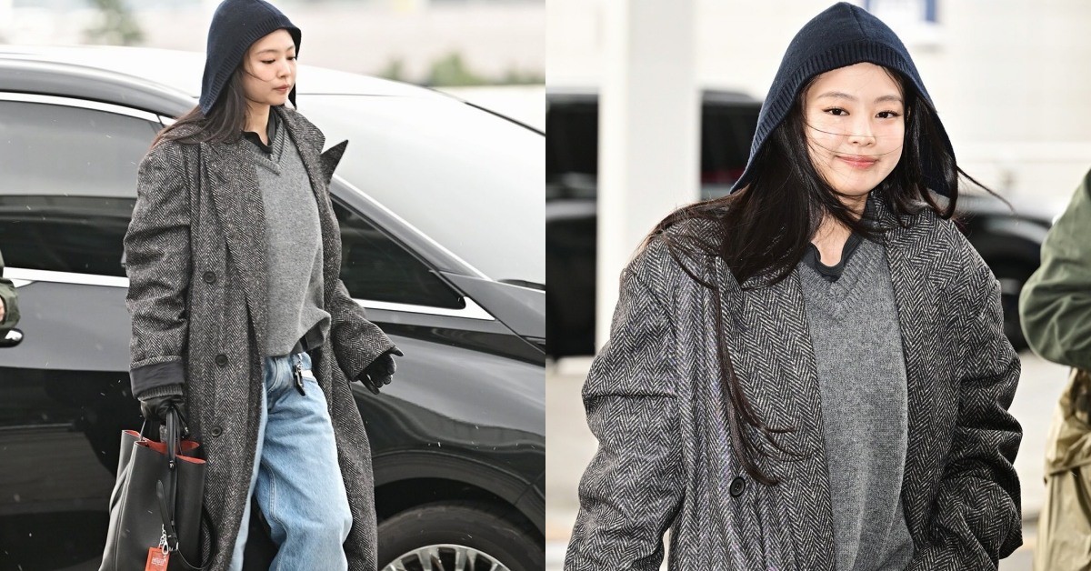 Jennie金唱片來台！大衣、牛仔褲到包包成套穿搭來自「這品牌」！