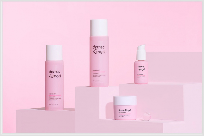 護妍天使 肌光淨白光透美白精華水 150ml 、護妍天使 肌光淨白光透美白淡斑精華 30ml  、護妍天使 肌光淨白光透美白亮膚霜 50ml 。（圖／品牌提供）
