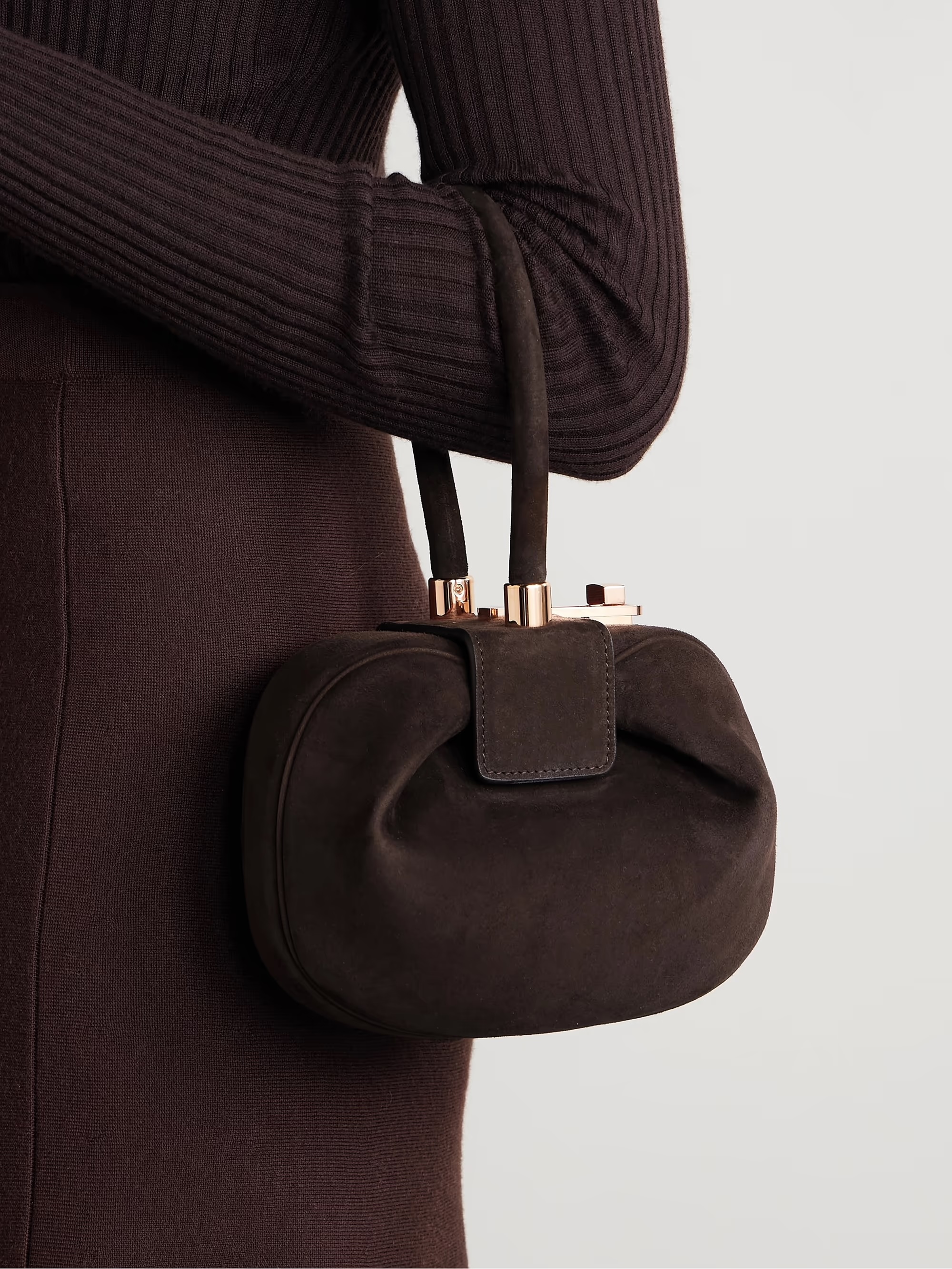 GABRIELA HEARST Demi suede bag