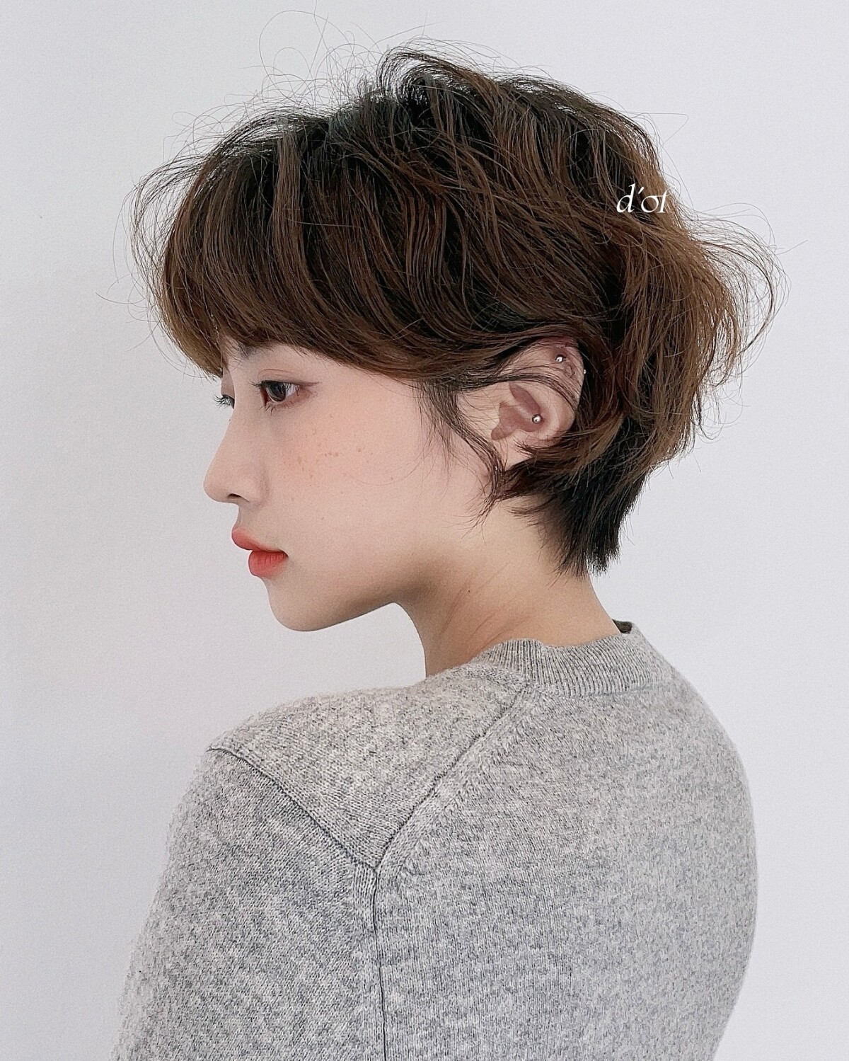 夏季慵懶感不整理短髮、中短髮